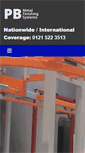 Mobile Screenshot of pbmetalfinishingsystems.com